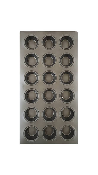 16" Texas Muffin Tray - 6x3 rows Teflon (18)