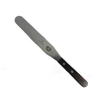Straight Pallette Knife, 20cm (Flexible spatulas, Rosewood handle)