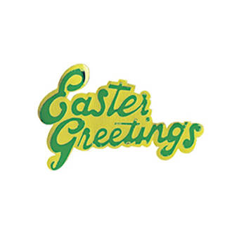 Easter Greetings Paper Motto, 55mm