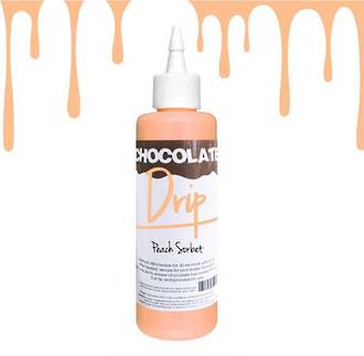 Chocolate Drip Peach Sorbet 250g