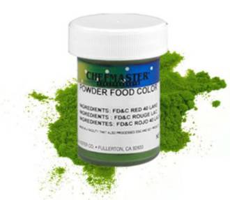 Chefmaster Powder Colour Green 3g