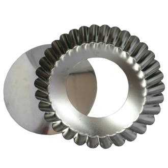 Quiche Tin 270x50mm, Tin Plate, Loose Base