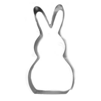 Rabbit Dough Stainless Steel Cutter Straight ear 130mm