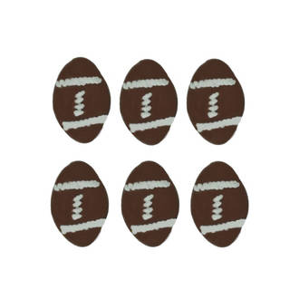 Rugby Balls, 2D Icing (Retail Box of 10)