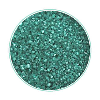 Sanding Sugar Green Sparkle (1kg bag) - 3 LEFT