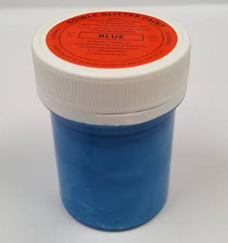 Sugarflair Blue Glitter paint 25gm
