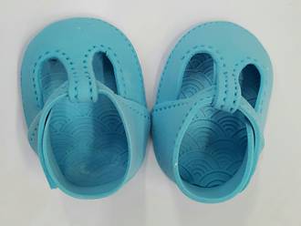 Gumpaste Baby Shoes-Blue (I PAIR)