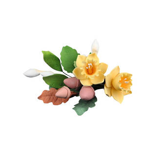 Icing Daffodil Spray Yellow (Box of 3)