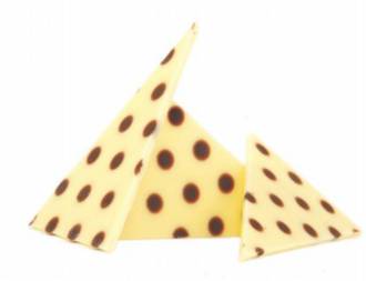 Choc Decoration -Carrara Punta - 55x35mm (490)