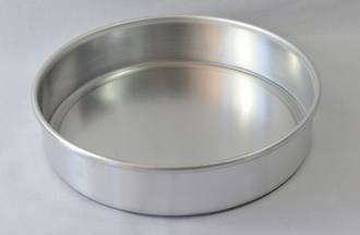 178x40mm Round Aluminium Solid Cake Pan