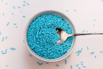 Sprinkles Blue (1kg bag)