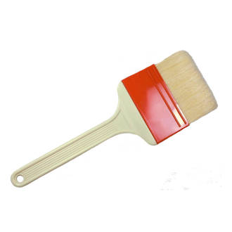 75mm Natural bristle grease brush, Reinforced fiberglass handle (heat resistant to 120°C)