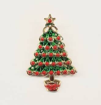 Metallised Christmas Tree 63mm