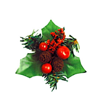Deluxe Xmas Berry & Firone Holly (70mm)