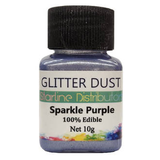 Glitter Dust - Sparkle Purple 10gm  (100% Edible)