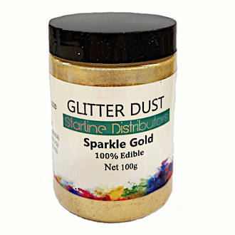 Glitter Dust - Sparkle Gold 100gm  (100% Edible)
