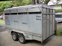 alpaca transport trailer cap cover 2