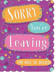 A11355 - Sorry you're leaving