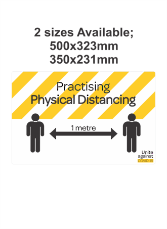 Practising Physical Distancing 1m