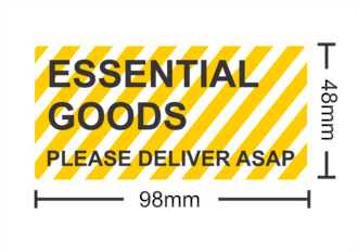 Essential Goods Please Deliver ASAP