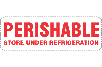 Perishable Store Under Refrigeration x250 labels