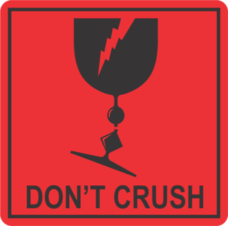 Don't Crush x500 labels
