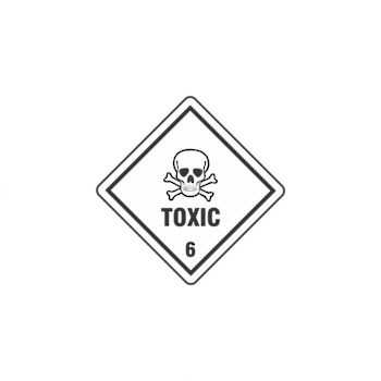 Toxic 6.1Small x500 labels