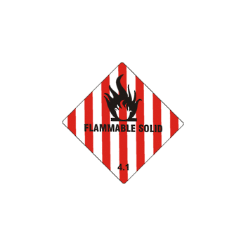 Flammable Solid 4.1 Small x500 labels