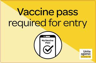 Vaccine Pass Required