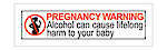 Pregnancy Warning Mark Medium - 58 x 18mm