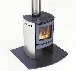 Bosca Spirit 550 Stainless Steel Fireplace