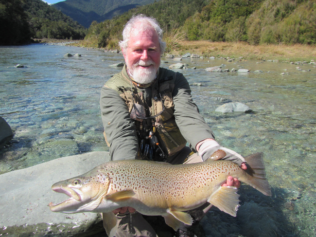 Trophy Brown Trout guided Fly Fishing, Nelson, New Zealand