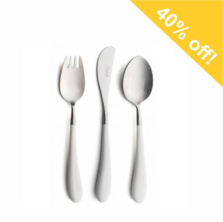 Alice Childrens Cutlery White