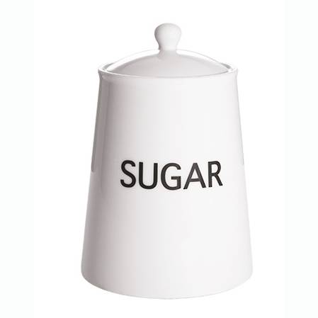 Arctic White Storage Jar Sugar