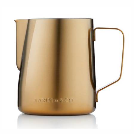 Barista Milk Jug Midnight Gold