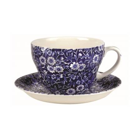 Calico Breakfast Cup & Saucer