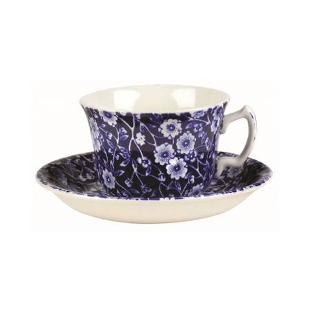Calico Tea Cup & Saucer