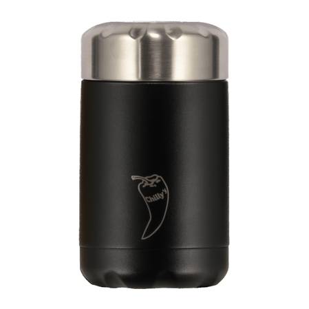 Chilly's Insulated Food Pot Matt Black 300ml