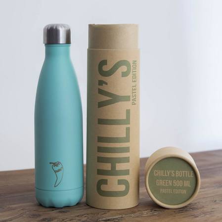 Chilly's Insulated Bottle Pastel Green 500ml