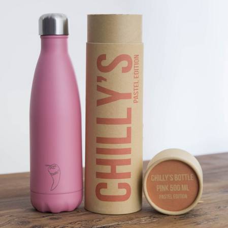 Chilly's Insulated Bottle Pastel Pink 500ml