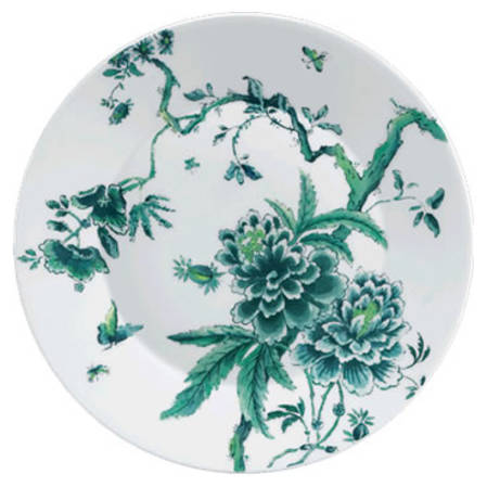 Chinoiserie White Dinner Plate
