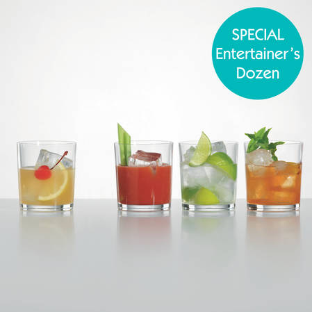 Entertainers Club Tumbler / Double Old Fashioned Set