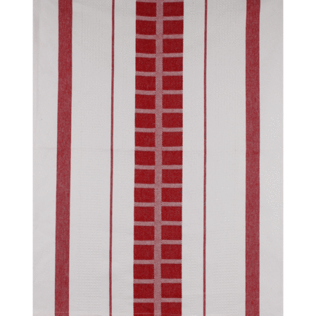 Cubix Red Tea Towel