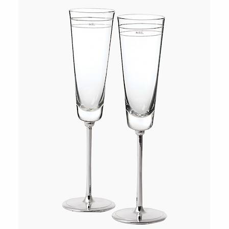 darling point toasting flute pair