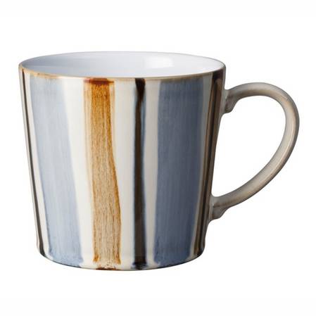 Denby Stripe Mug Brown