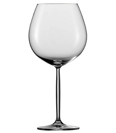 Diva Burgundy Wine Glass Set