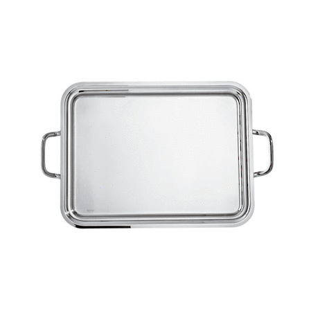 Elite Stainless Steel Rectangular Tray with handles 40x26cm