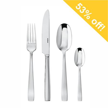 Flat 30 Piece Cutlery Set