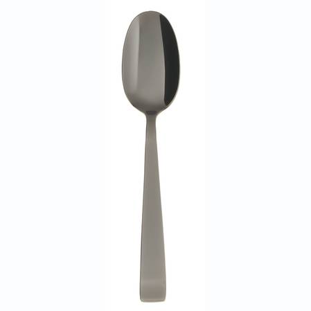 Flat PVD Black Serving Spoon