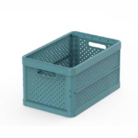 Vigar Foldable Crate 11.3L Stone Blue
